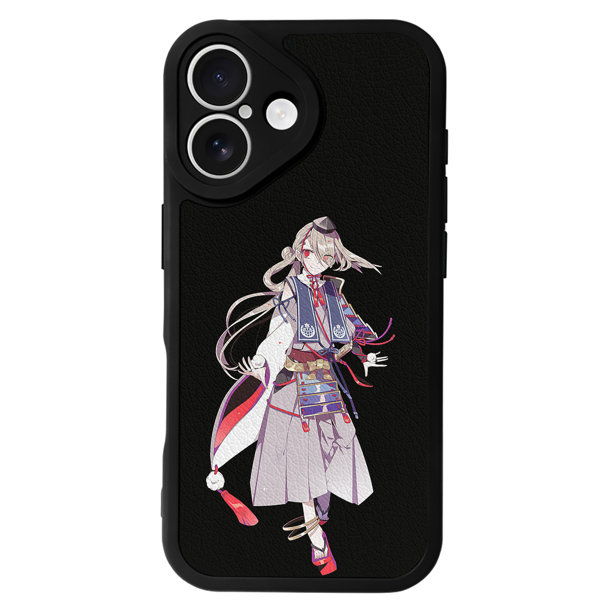 （画像用） 刀剣乱舞 Touken Ranbu 【iPhone 16シリーズ対応】シリコンスマホケース（レザー調） 材質：シリコン